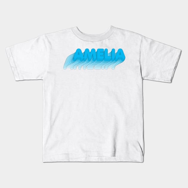 Amelia Kids T-Shirt by ampp
